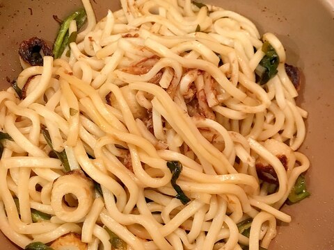 ポン酢でヘルシー焼きうどん